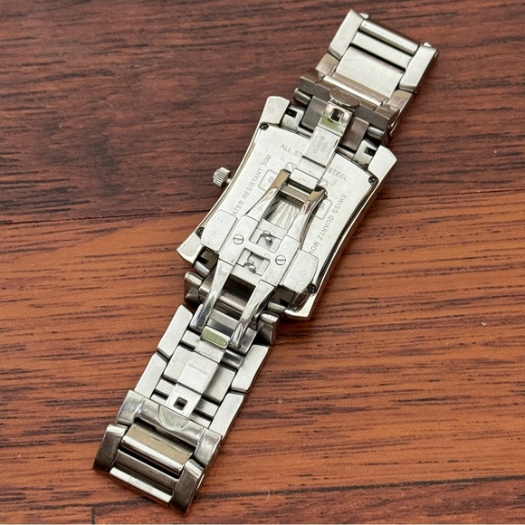 STUHRLING Stainless Steel Watch Bronze Rectangular - Picture 4 of 7